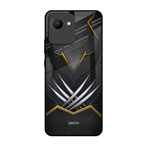 Black Warrior Realme C30 Glass Back Cover Online