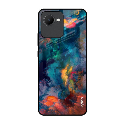 Cloudburst Realme C30 Glass Back Cover Online