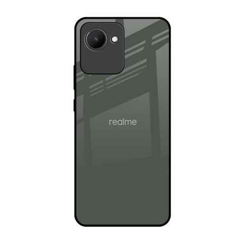 Charcoal Realme C30 Glass Back Cover Online