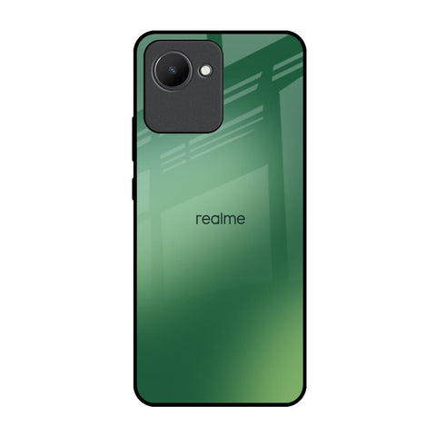Green Grunge Texture Realme C30 Glass Back Cover Online