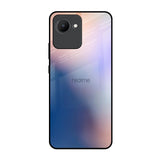 Blue Mauve Gradient Realme C30 Glass Back Cover Online