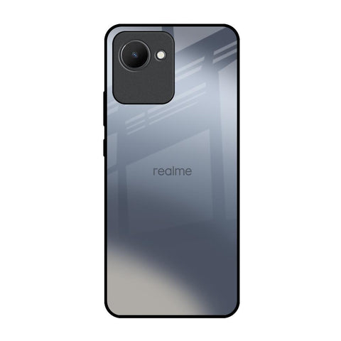 Space Grey Gradient Realme C30 Glass Back Cover Online