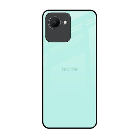 Teal Realme C30 Glass Back Cover Online