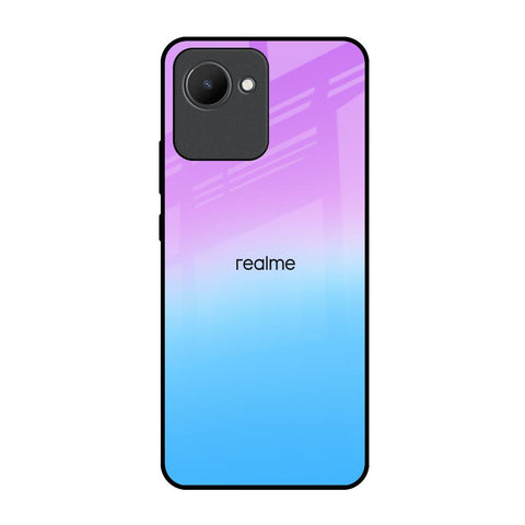 Unicorn Pattern Realme C30 Glass Back Cover Online