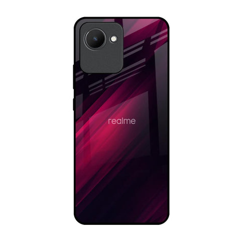 Razor Black Realme C30 Glass Back Cover Online