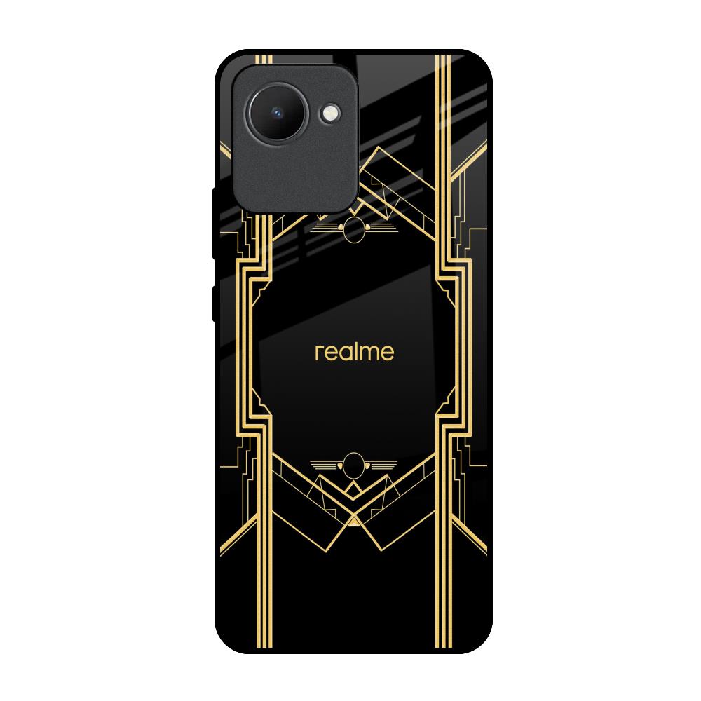 Sacred Logo Realme C30 Glass Back Cover Online