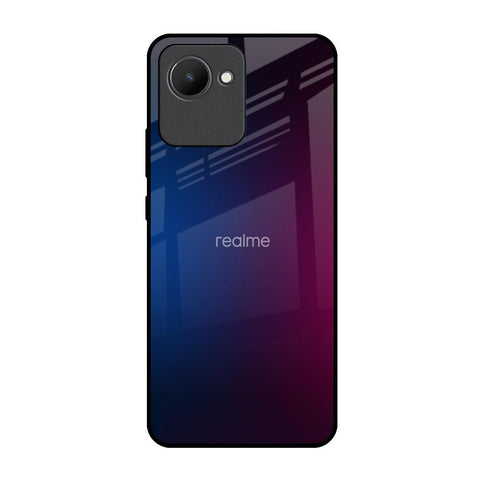 Mix Gradient Shade Realme C30 Glass Back Cover Online