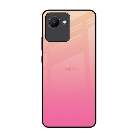 Pastel Pink Gradient Realme C30 Glass Back Cover Online