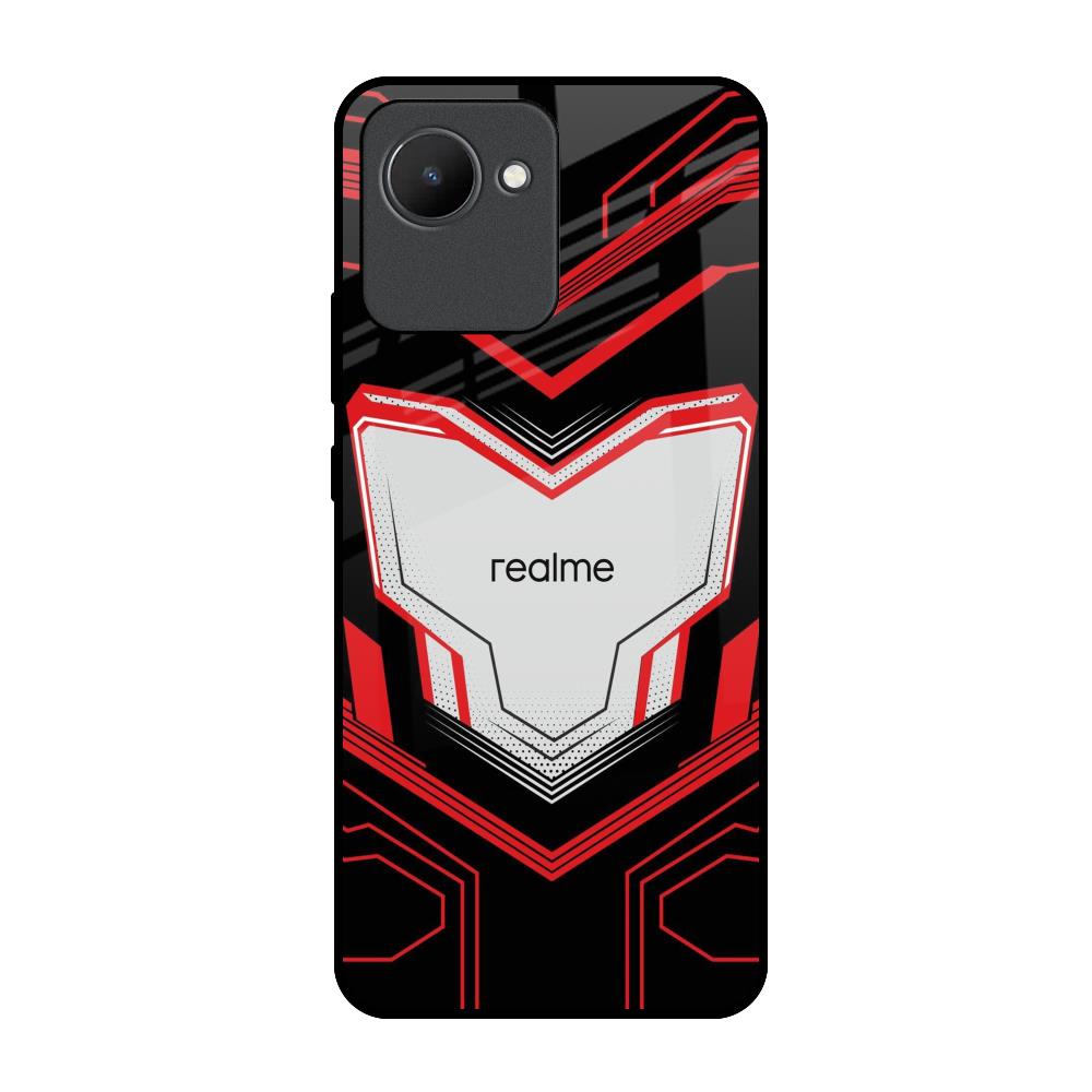 Quantum Suit Realme C30 Glass Back Cover Online