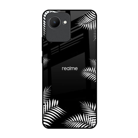 Zealand Fern Design Realme C30 Glass Back Cover Online
