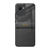 Grey Metallic Glass Realme C30 Glass Back Cover Online