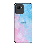 Mixed Watercolor Realme C30 Glass Back Cover Online
