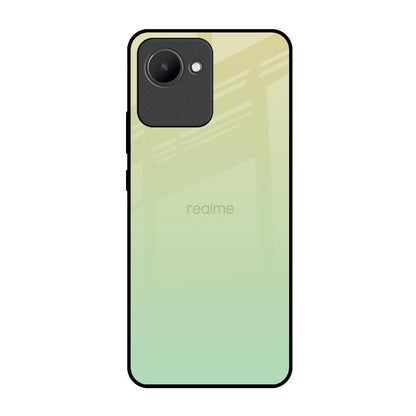 Mint Green Gradient Realme C30 Glass Back Cover Online