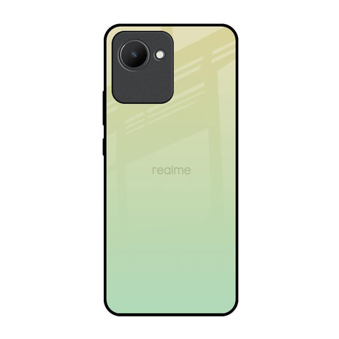 Mint Green Gradient Realme C30 Glass Back Cover Online