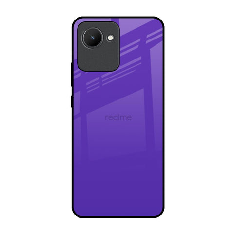 Amethyst Purple Realme C30 Glass Back Cover Online