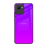Purple Pink Realme C30 Glass Back Cover Online