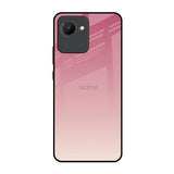 Blooming Pink Realme C30 Glass Back Cover Online