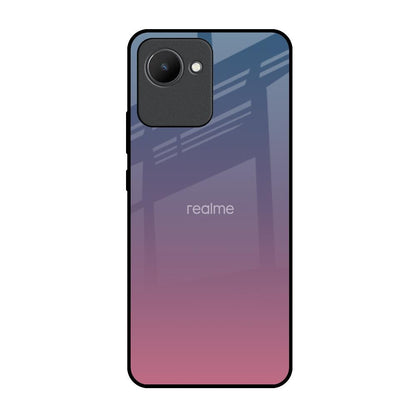 Pastel Gradient Realme C30 Glass Back Cover Online