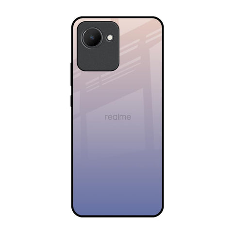 Rose Hue Realme C30 Glass Back Cover Online
