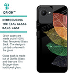 Colorful Leaves Glass Case for Realme C30