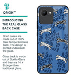 Blue Cheetah Glass Case for Realme C30