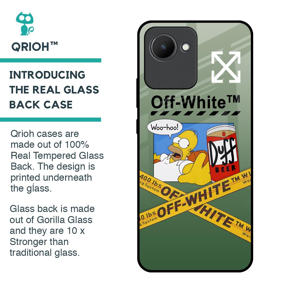Duff Beer Glass Case for Realme C30