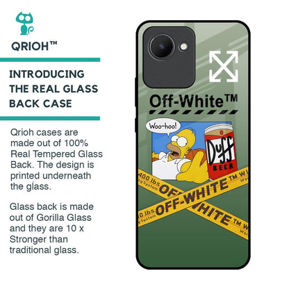Duff Beer Glass Case for Realme C30