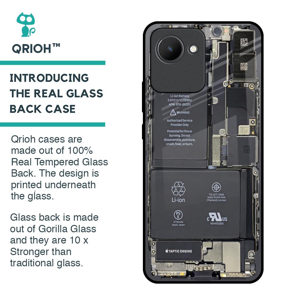 Skeleton Inside Glass Case for Realme C30