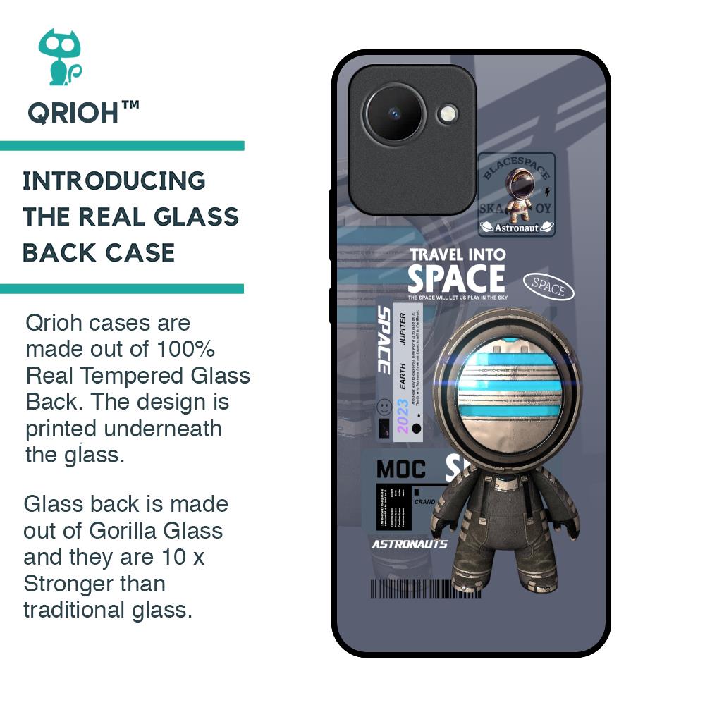 Space Travel Glass Case for Realme C30