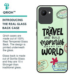 Travel Stamps Glass Case for Realme C30