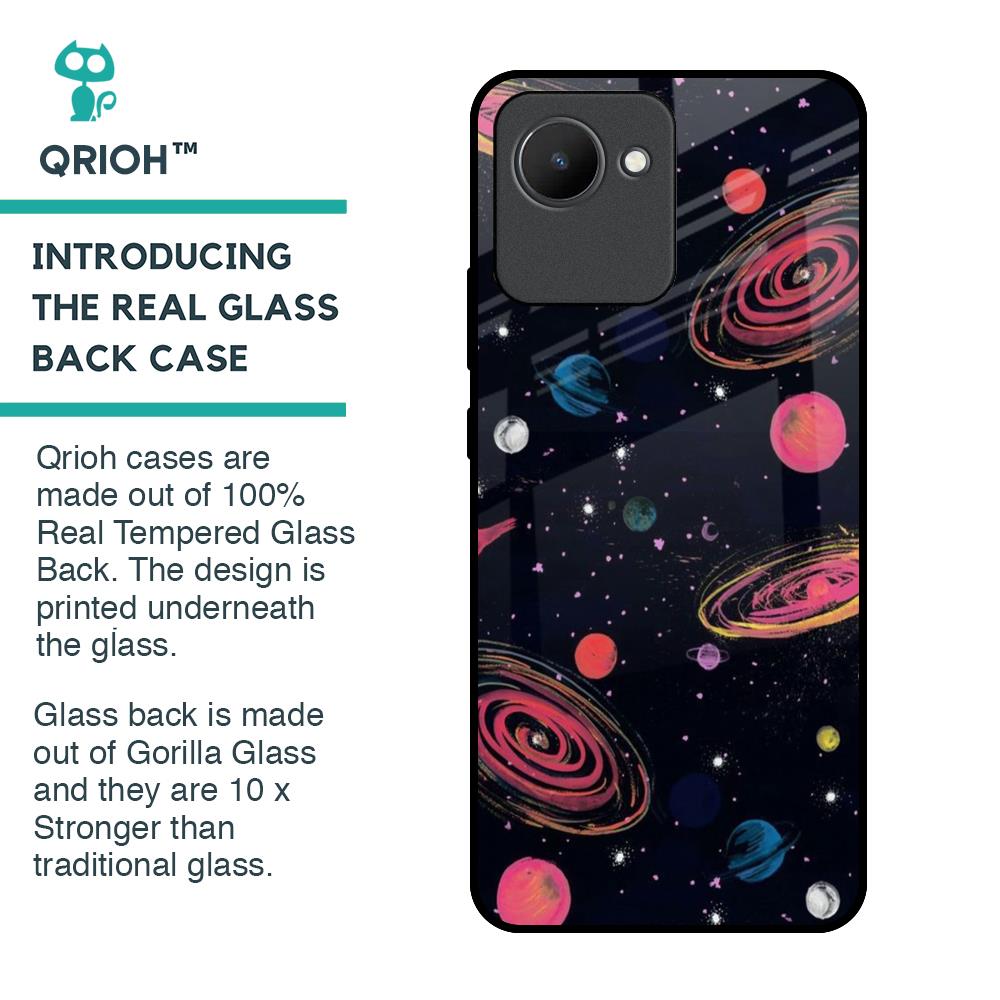 Galaxy In Dream Glass Case For Realme C30