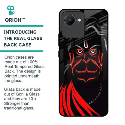Lord Hanuman Glass Case For Realme C30