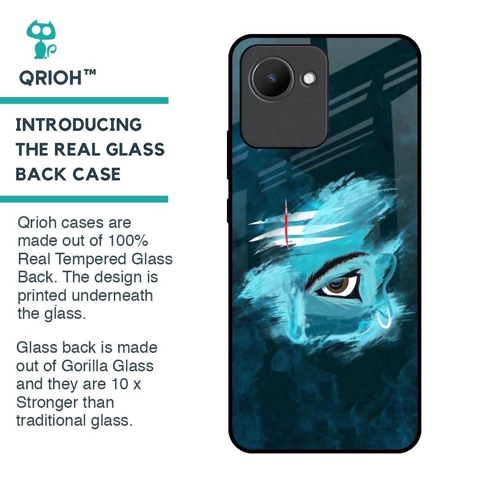 Power Of Trinetra Glass Case For Realme C30