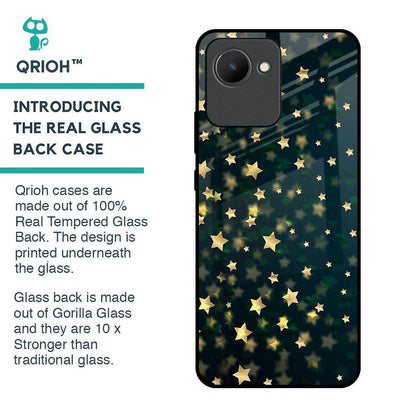 Dazzling Stars Glass Case For Realme C30