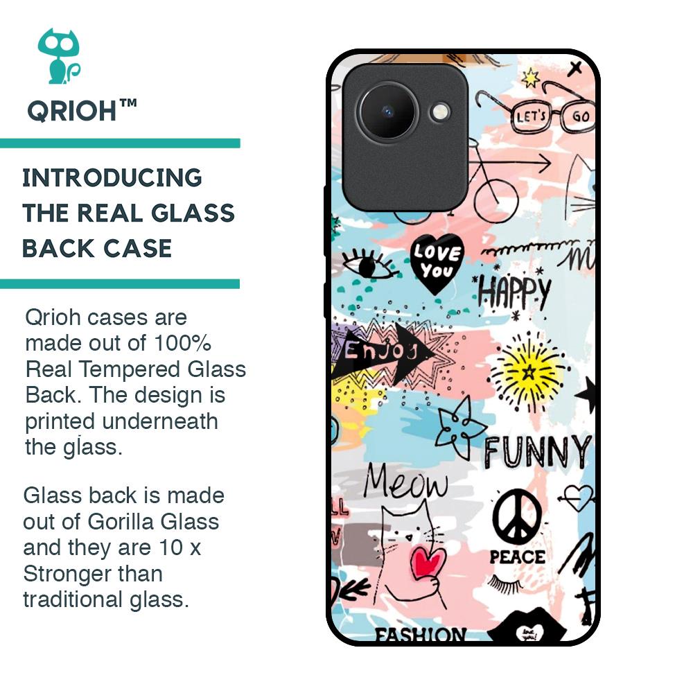 Just For You Glass Case For Realme C30