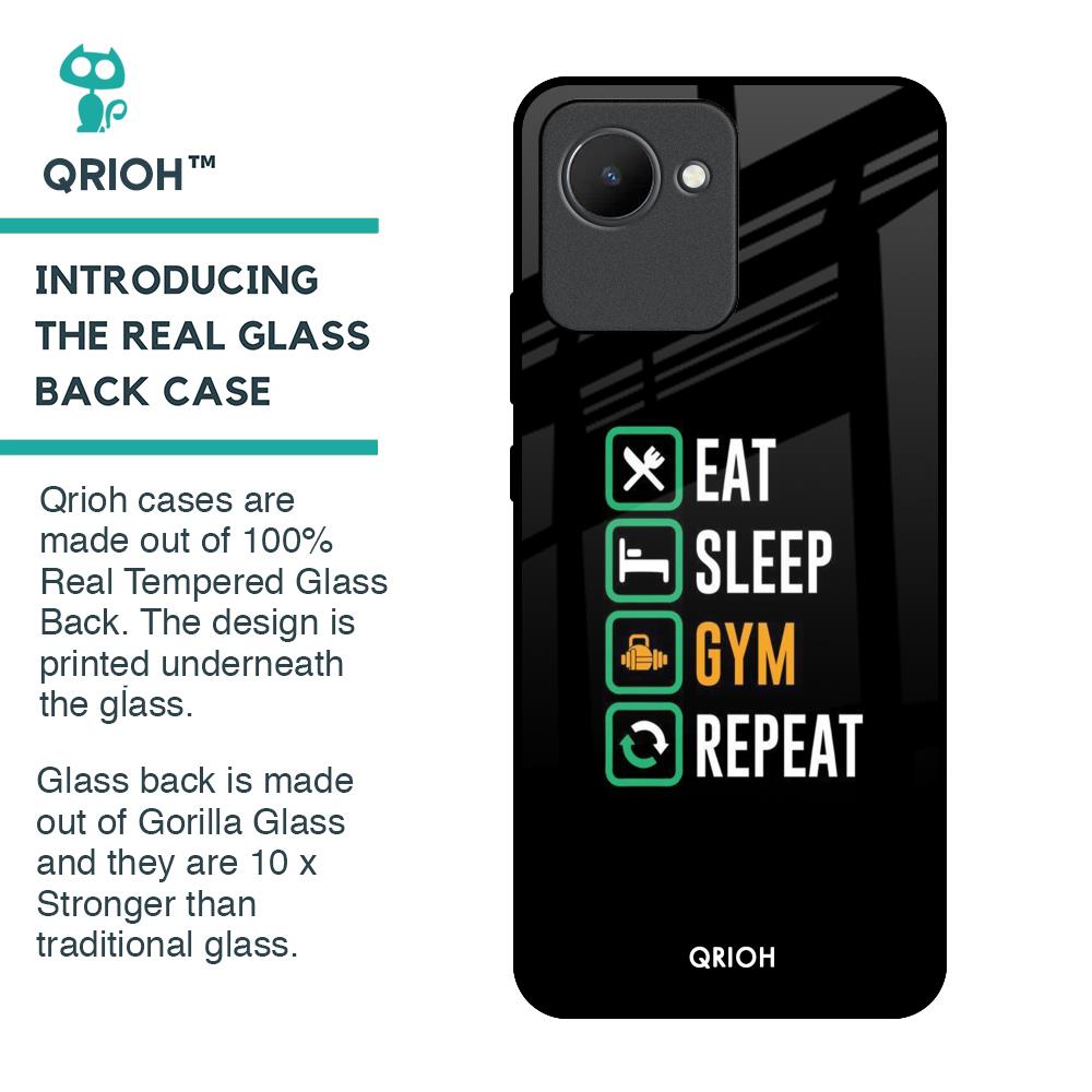 Daily Routine Glass Case for Realme C30