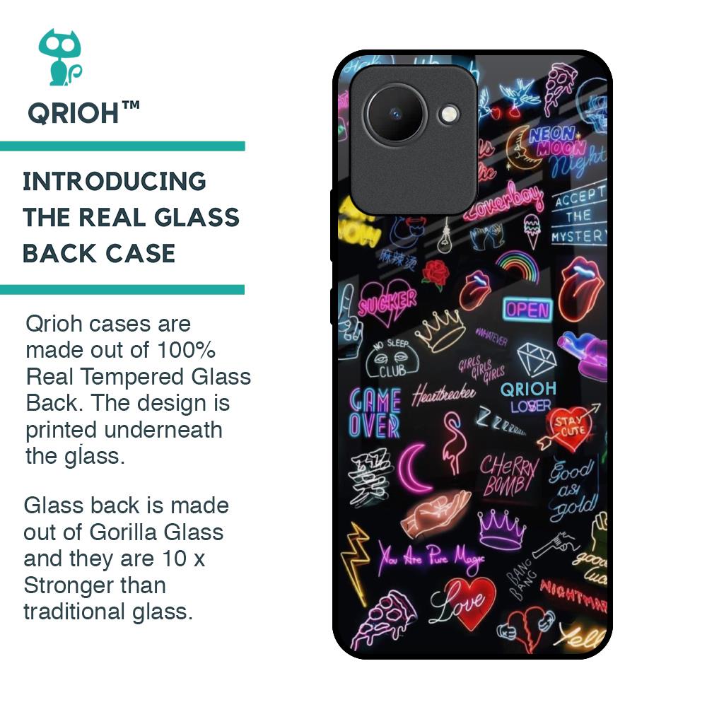 Accept The Mystery Glass Case for Realme C30