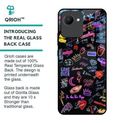 Accept The Mystery Glass Case for Realme C30