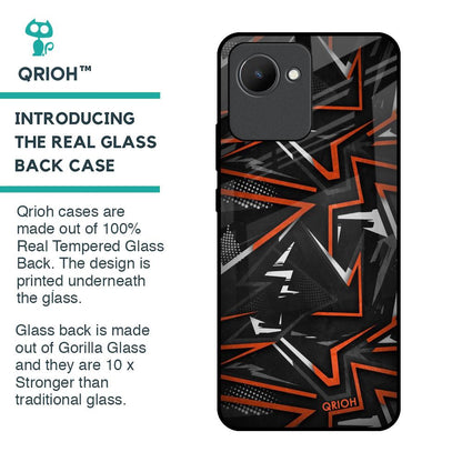 Vector Art Glass Case for Realme C30