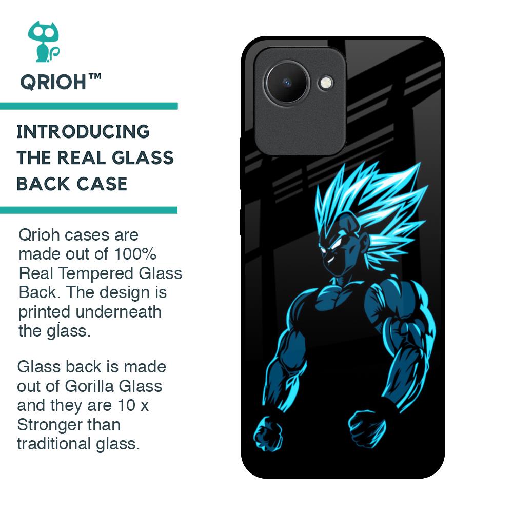 Pumped Up Anime Glass Case for Realme C30