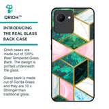 Seamless Green Marble Glass Case for Realme C30