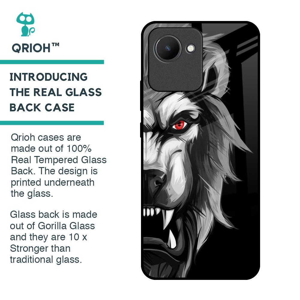 Wild Lion Glass Case for Realme C30