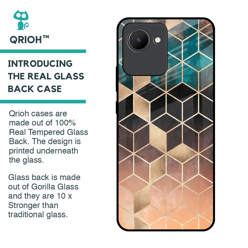 Bronze Texture Glass Case for Realme C30