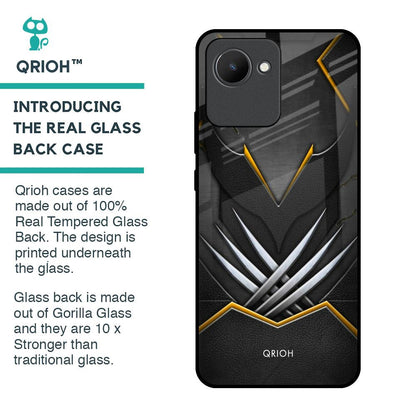 Black Warrior Glass Case for Realme C30