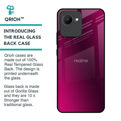 Pink Burst Glass Case for Realme C30