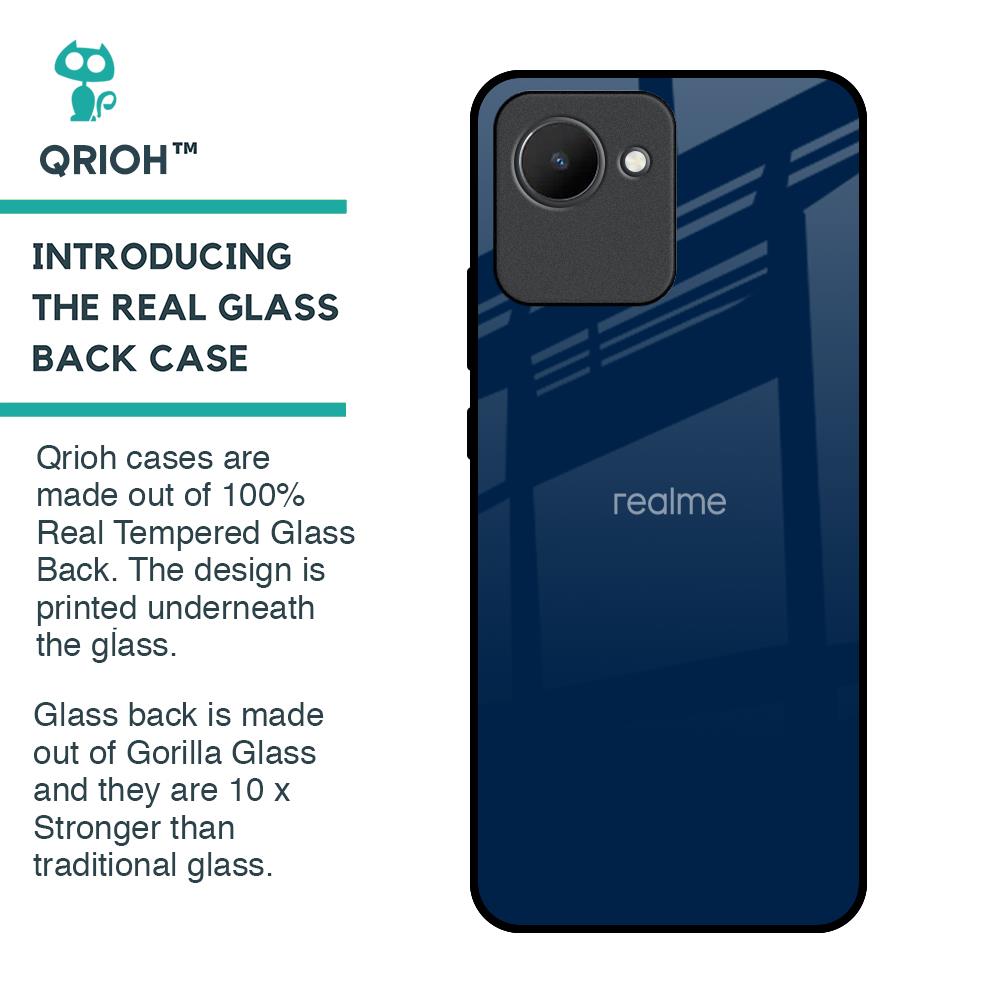 Royal Navy Glass Case for Realme C30