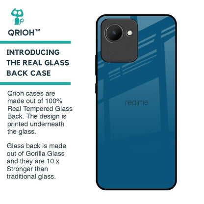 Cobalt Blue Glass Case for Realme C30