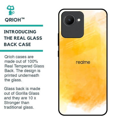 Rustic Orange Glass Case for Realme C30
