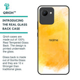 Rustic Orange Glass Case for Realme C30