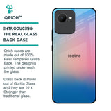 Blue & Pink Ombre Glass case for Realme C30